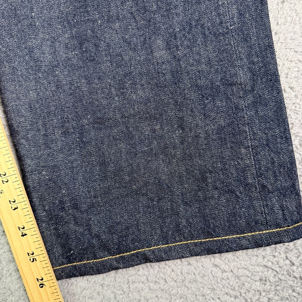 Buck Mason Full Saddle Selvedge Japanese Loomstate Denim Jeans Mens 36x26 Blue - Picture 10 of 12